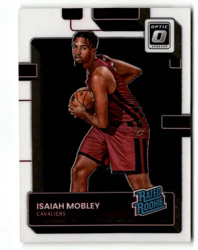 Isaiah Mobley basketball card from Donruss Optic rated rookie series