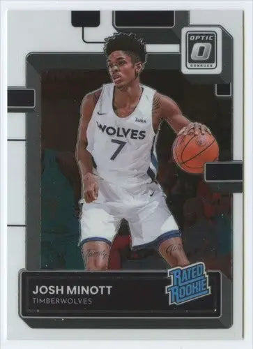 2022-23 Donruss Optic #244 Josh Minott NM-MT Timberwolves Rated Rookie ID:55983 - Basketball Card Single