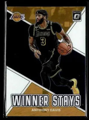 2022-23 Donruss Optic #8 Anthony Davis Winner Stays - Basketball Card Single