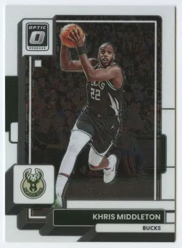 2022-23 Donruss Optic #82 Khris Middleton NM-MT Bucks ID:58907 - Basketball Card Single