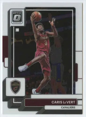Basketball trading card of Caris LeVert from Donruss Optic with original gloss