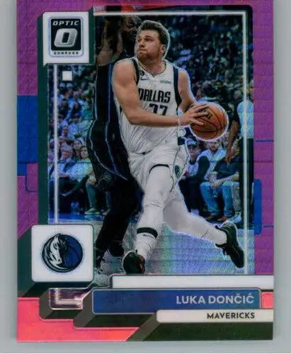 2022-23 Donruss Optic Hyper Pink #160 Luka Doncic NM-MT Mavericks ID:55979 - Basketball Card Single