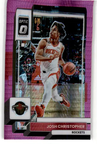 2022-23 Donruss Optic Hyper Pink #180 Josh Christopher NM-MT Rockets ID:55972 - Basketball Card Single