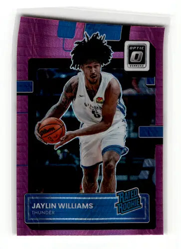 2022-23 Donruss Optic Hyper Pink #246 Jaylin Williams NM-MT Thunder Rat ID:55975 - Basketball Card Single