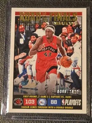 2022-23 Hoops #33 Pascal Siakam Road to the Finals / NBA Championship #/2022 - Basketball Card Single