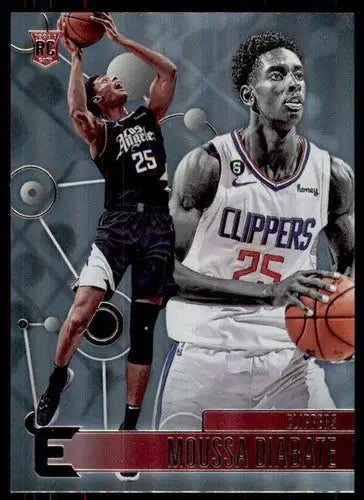 Panini Chronicles Moussa Diabate basketball card with original gloss Clippers Essentials