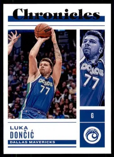 Luka Doncic basketball card from Panini Chronicles original gloss series
