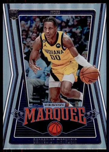 Basketball trading card showing Bennedict Mathurin from Panini Chronicles with original gloss