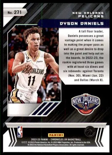 2022-23 Panini Chronicles #271 Dyson Daniels NM-MT Pelicans XR ID:73812 - Basketball Card Single