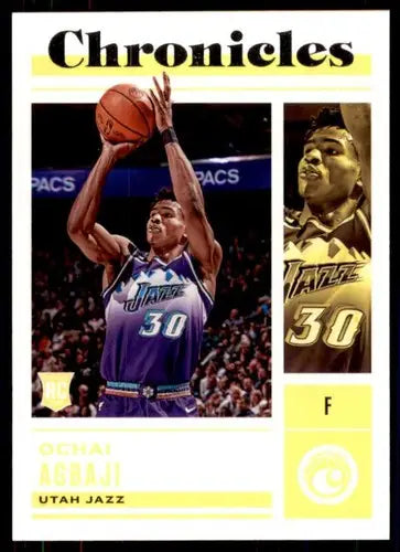 2022-23 Panini Chronicles #32 Ochai Agbaji NM-MT Jazz Chronicles ID:73772 - Basketball Card Single