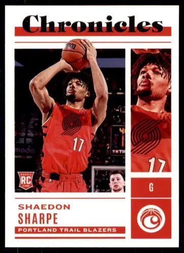 2022-23 Panini Chronicles #35 Shaedon Sharpe NM-MT Blazers Chronicles ID:73773 - Basketball Card Single