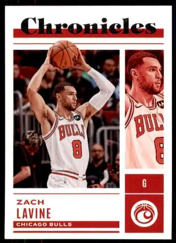 Panini Chronicles Zach LaVine basketball card with original gloss from 2022-23 series