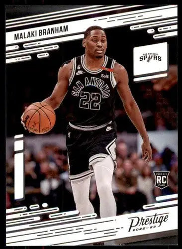 2022-23 Panini Chronicles #66 Malaki Branham NM-MT Spurs Prestige ID:73783 - Basketball Card Single