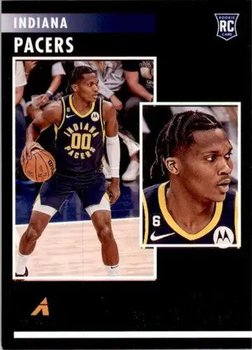 Indiana Pacers rookie card by Panini Chronicles featuring Bennedict Mathurin with original gloss