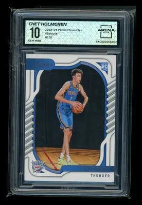 2022-23 Panini Chronicles Absolute Chet Holmgren #102 RC Arena Club 10 - Basketball Card Single