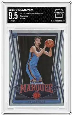 Graded Panini Chronicles Chet Holmgren 2022-23 Marquee basketball trading card