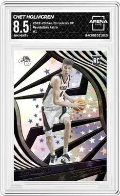 2022-23 Panini Chronicles DP Chet Holmgren #1 Revolution Astro AC 8.5 - Basketball Card Single