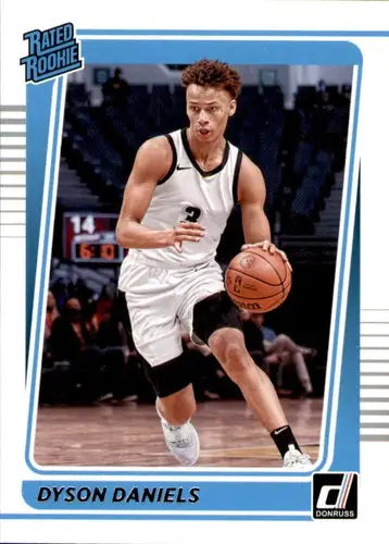 Dyson Daniels basketball card from Panini Chronicles Draft Picks 2022-23 Donruss Rated Rookies