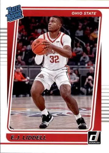 2022-23 Panini Chronicles Draft Picks Donruss Rated Rookies #8 E.J. Lid ID:46700 - Basketball Card Single