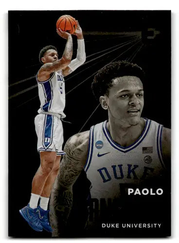2022-23 Panini Chronicles Draft Picks Essentials Black #2 Paolo Bancher ID:46709 - Basketball Card Single