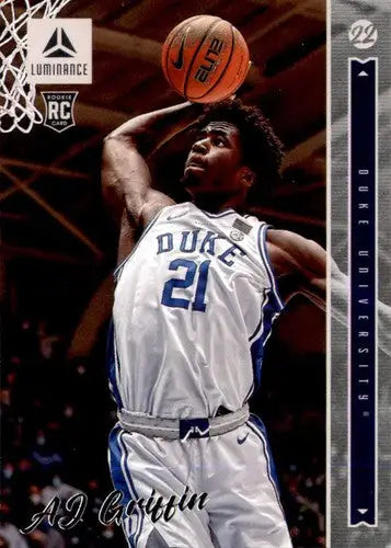 Basketball trading card from Panini Chronicles Draft Picks 2022-23 featuring AJ Griffin