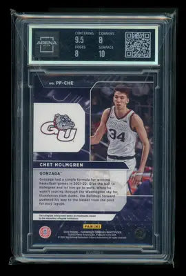 2022-23 Panini Chronicles Draft Picks Power Formulas Chet Holmgren PF-CHE AC 8.5