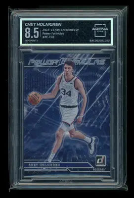 2022-23 Panini Chronicles Draft Picks Power Formulas Chet Holmgren PF-CHE AC 8.5