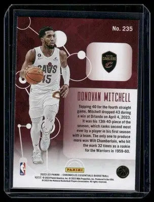 2022-23 Panini Chronicles Essentials Donovan Mitchell #235 Basketball - Basketball Card Single