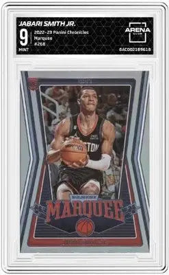 Graded 2022-23 Panini Chronicles Jabari Smith Jr. Marquee basketball trading card