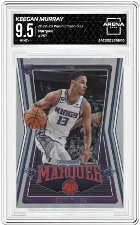 2022-23 Panini Chronicles Keegan Murray #267 Marquee Basketball Arena Club 9.5