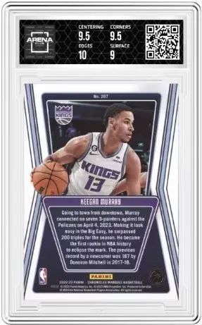 2022-23 Panini Chronicles Keegan Murray #267 Marquee Basketball Arena Club 9.5 - Basketball Card Single