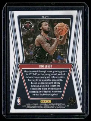 2022-23 Panini Chronicles Marquee Tari Eason #246 RC Basketball - Basketball Card Single