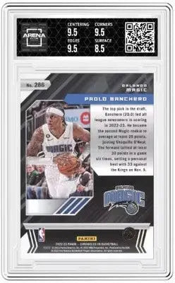 Graded basketball trading card of Paolo Banchero from Chronicles Paolo Banchero series
