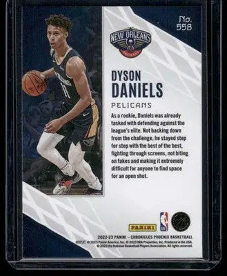 2022-23 Panini Chronicles Phoenix Dyson Daniels #558 RC Basketball - Basketball Card Single