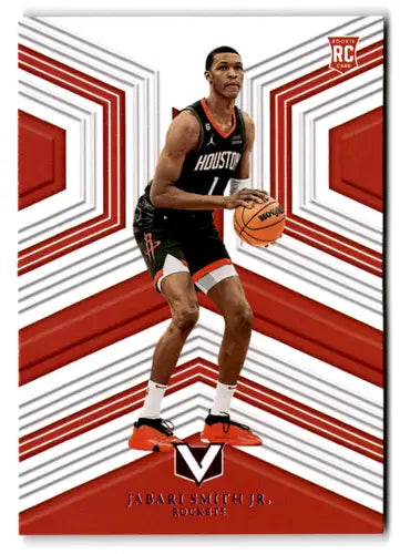 Jabari Smith Jr. basketball card from Panini Chronicles Pink in 2022-23 product series