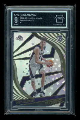 2022-23 Panini Chronicles Revolution Astro Chet Holmgren #No. 1 RC Arena Club 9 - Basketball Card Single
