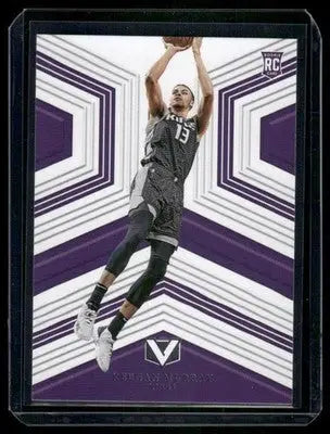 NBA trading card featuring Keegan Murray in grey uniform preparing to shoot, Panini Chronicles Vertex