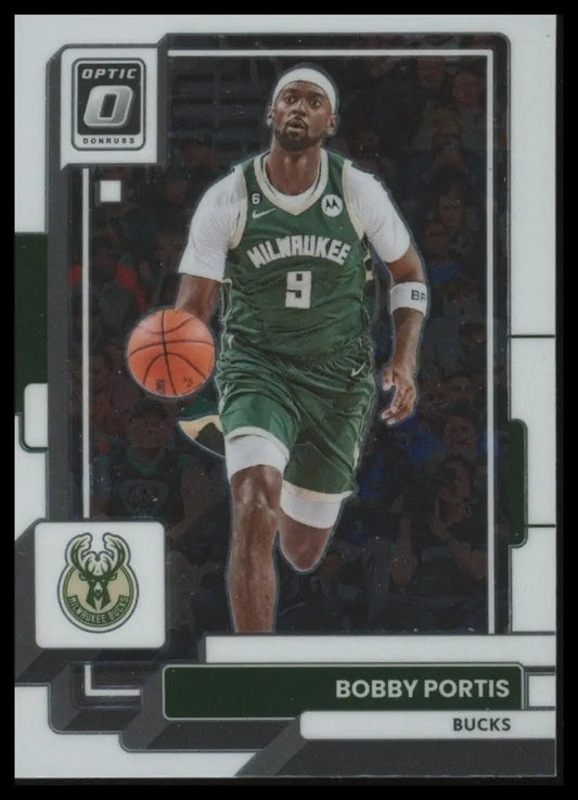 2022-23 Panini Donruss Optic Bobby Portis #101 Milwaukee Bucks Basketball Card