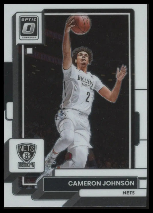 2022-23 Panini Donruss Optic Cameron Johnson #131 Brooklyn Nets Basketball Card