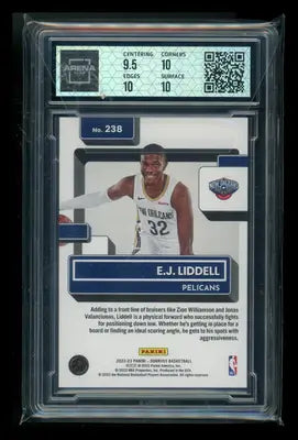 2022-23 Panini Donruss Rated Rookie Holo Laser E.J. Liddell #238 011/149 AC 10 - Basketball Card Single