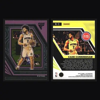 2022-23 Panini Flux Cade Cunningham #93 Detroit Pistons - Basketball Card Single