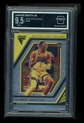 2022-23 Panini Flux Jabari Smith Jr. #201 RC Basketball Arena Club 9.5 - Basketball Card Single