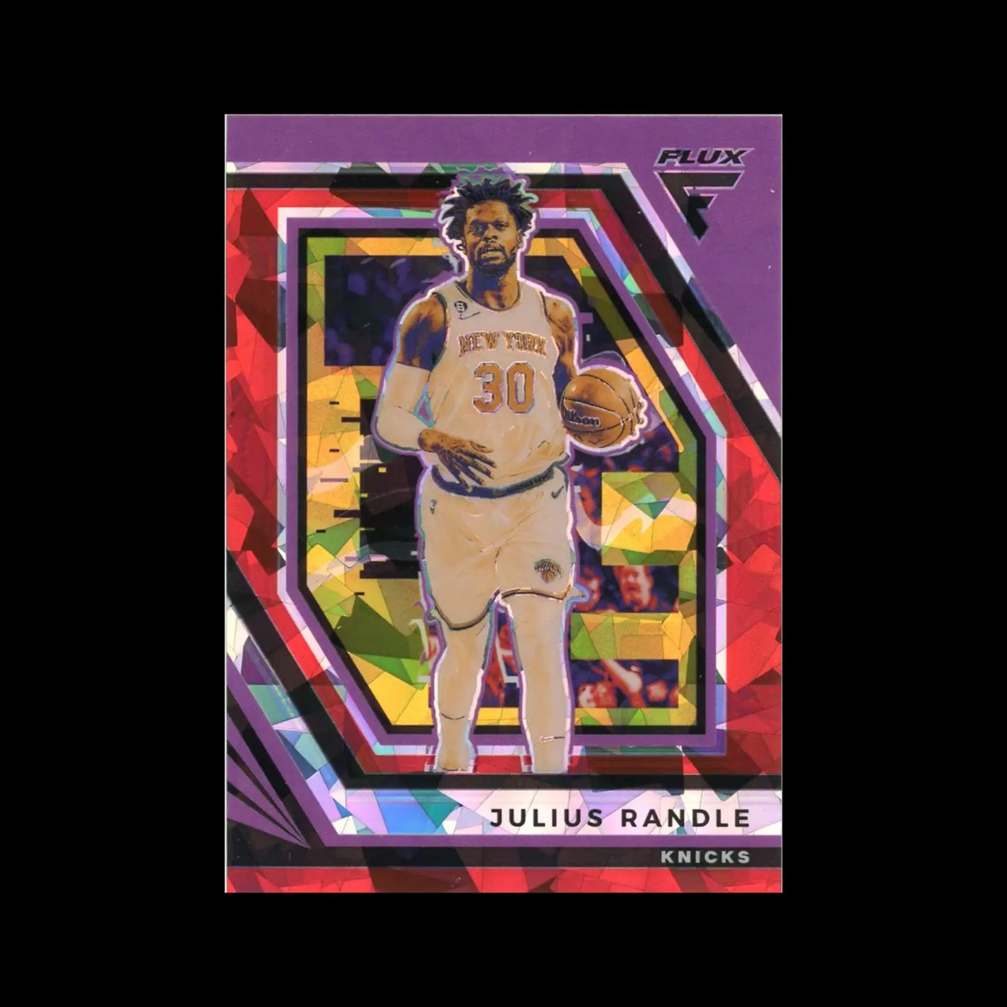 2022-23 Panini Flux Red Cracked Ice #1 - 125 Complete Your Set You Choose Pick - #77 Julius Randle - Basketball Card