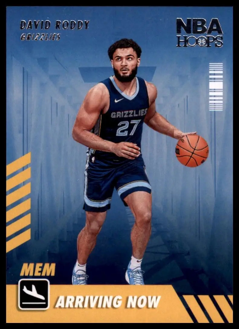 2022-23 Panini Hoops Arriving Now David Roddy #23 Memphis Grizzlies Basketball
