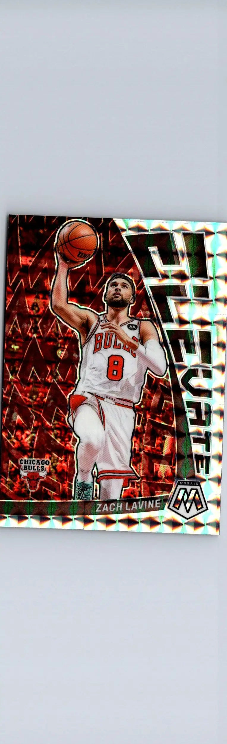 Zach LaVine Elevate Mosaic basketball card from 2022-23 Panini Mosaic collection
