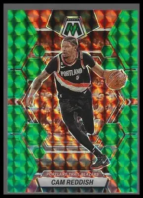 2022-23 Panini Mosaic #112 Cam Reddish Green