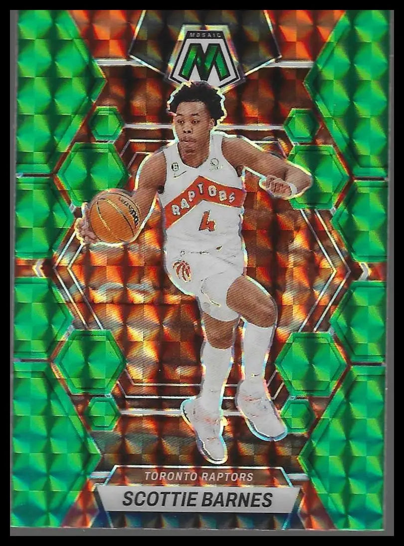 2022-23 Panini Mosaic #112 Cam Reddish Green - Basketball Card Single