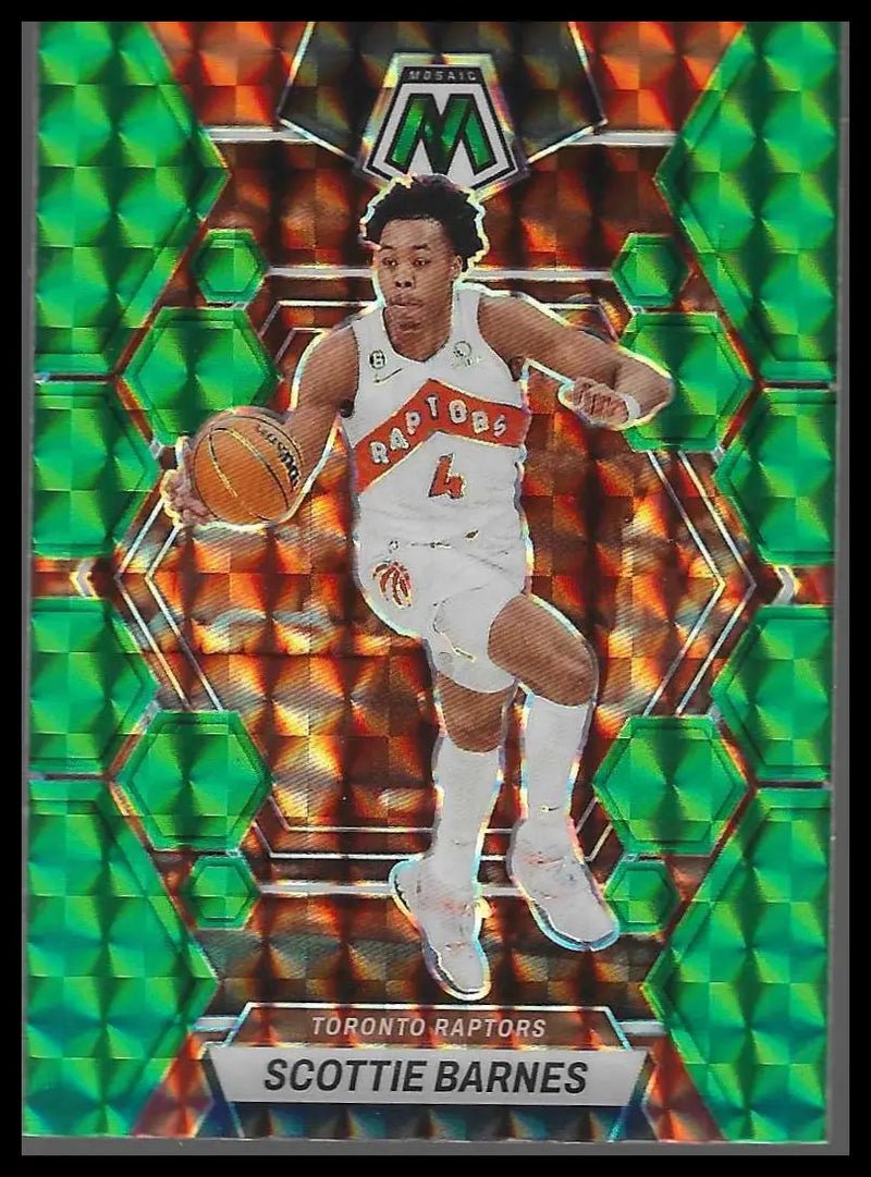 2022-23 Panini Mosaic #112 Cam Reddish Green - Basketball Card Single