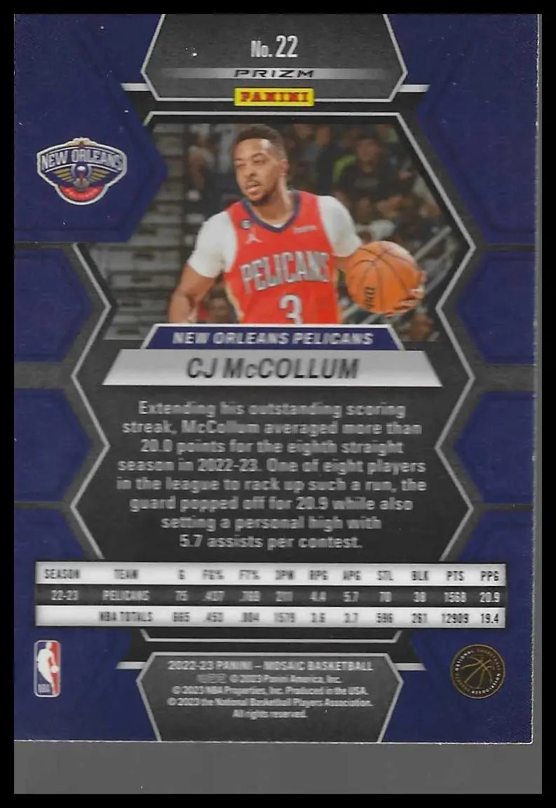 2022-23 Panini Mosaic #116 Reggie Bullock Green - Basketball Card Single