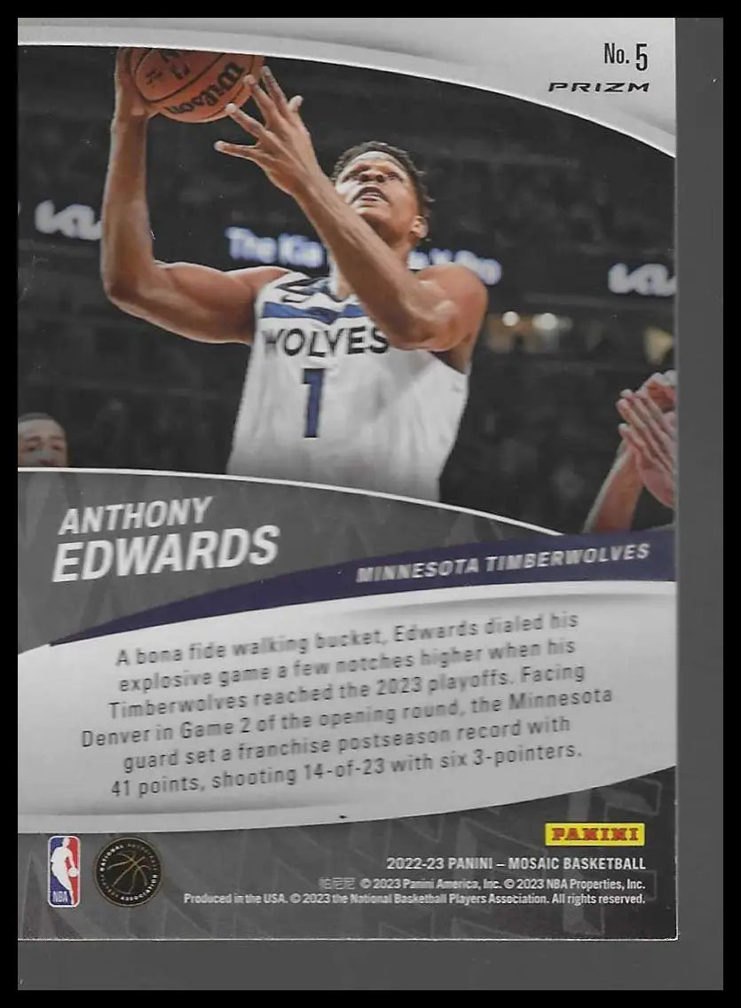 2022-23 Panini Mosaic #12 Joel Embiid Elevate Mosaic - Basketball Card Single